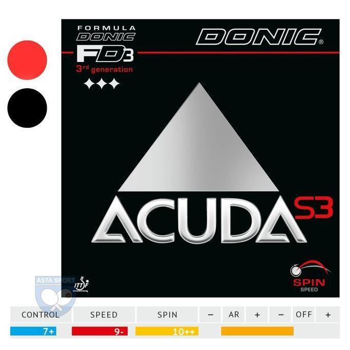 Ready Donic Acuda S3 / Karet Bet Pingpong