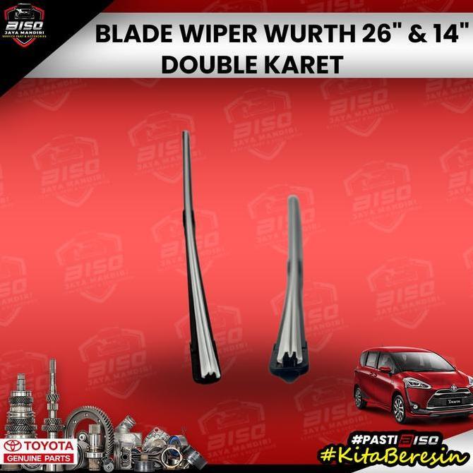 Promo Blade Wiper Wurth Double Karet Diskon