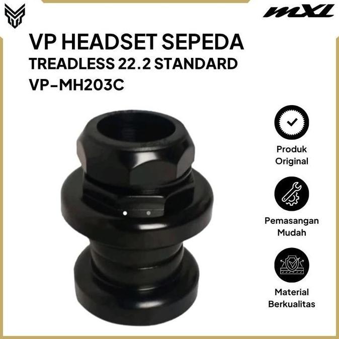 Promo VP Headset Sepeda Treadless 22.2 Standard VP-MH203C Diskon