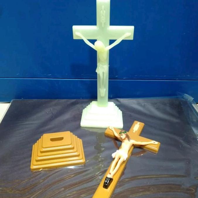 Salib multi fungsi fosfor Meja atau Dinding 22x10cm JSD