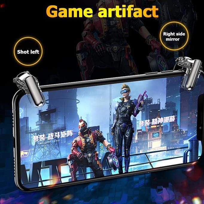 GT01 PUBG Mobile Phone Trigger Controller Gamepad Fire Button Shooter Joystick