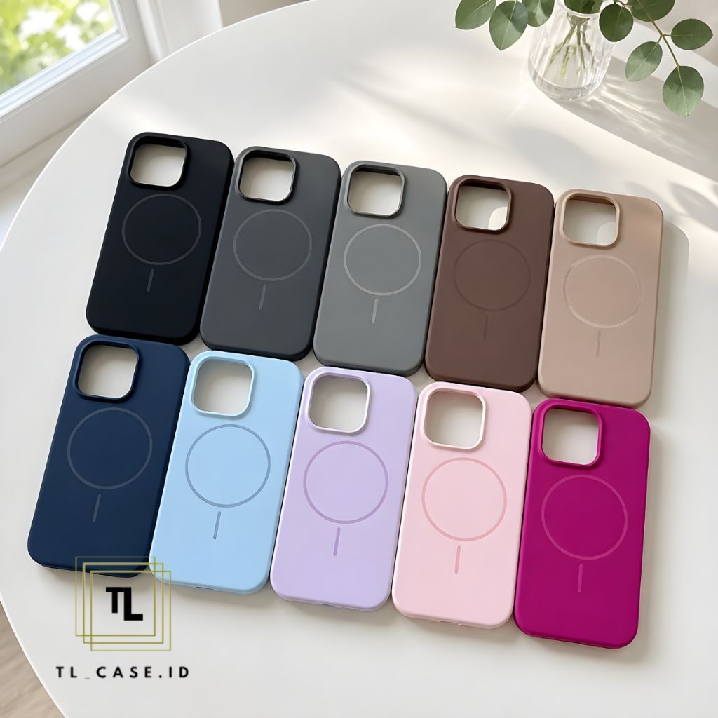 Case Magsafe IPHONE 11 11 Pro 11 Pro Max 12 12 Pro 12 Pro Max - Silicone Case Magsafe | Premium Silk
