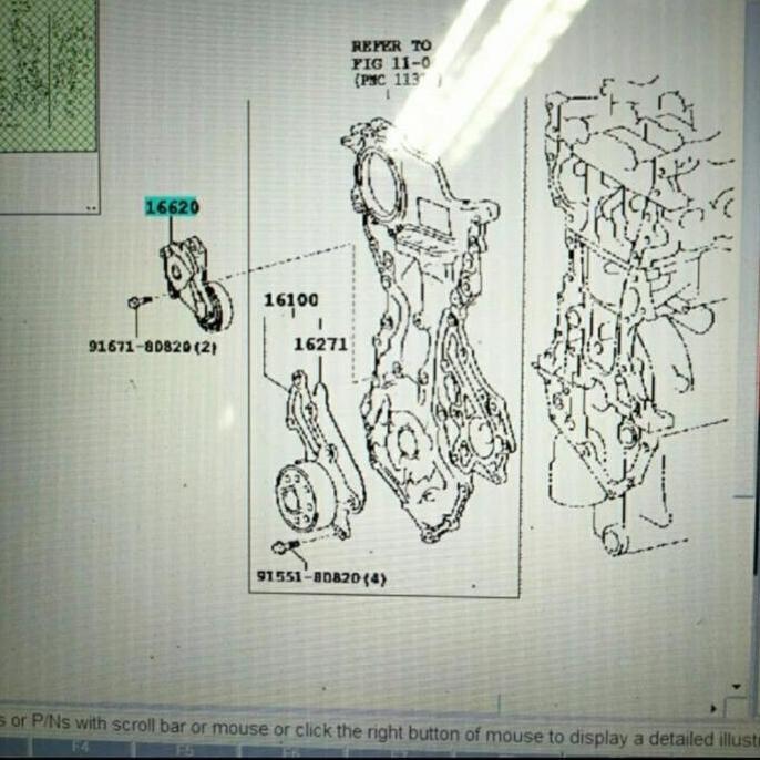 Tensioner dan Fanbelt Sienta