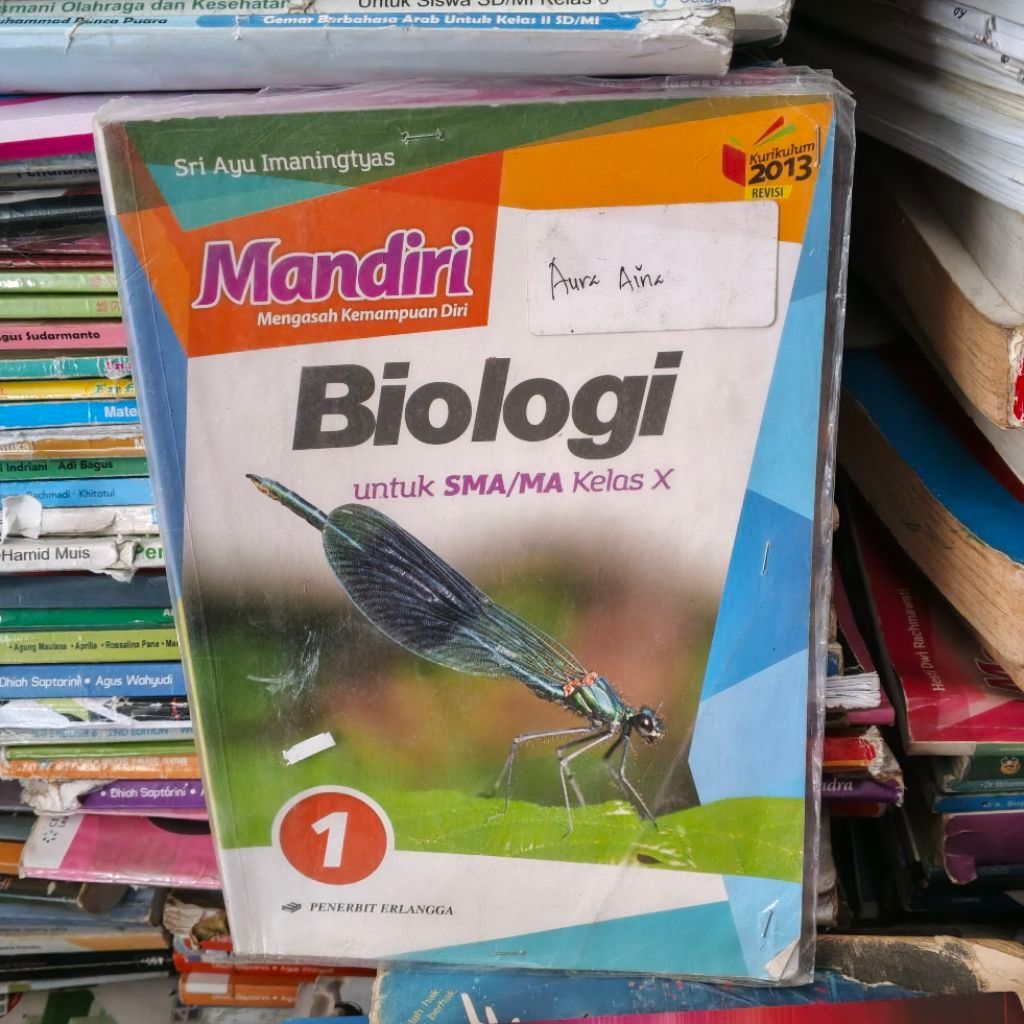 Buku Biologi Mandiri SMA Kelas X Bekas Erlangga