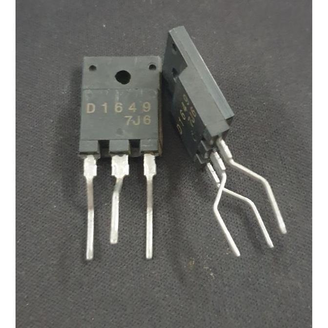 TRANSISTOR D1649 HORIZONTAL DEFLECTION OUTPUT DGN DAMPER DIODE - TEKUK BYD79