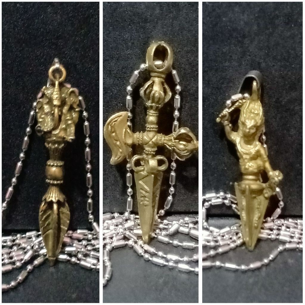 kalung liontin tibet vajra tantrayana phurpa mikcung nepal etnik