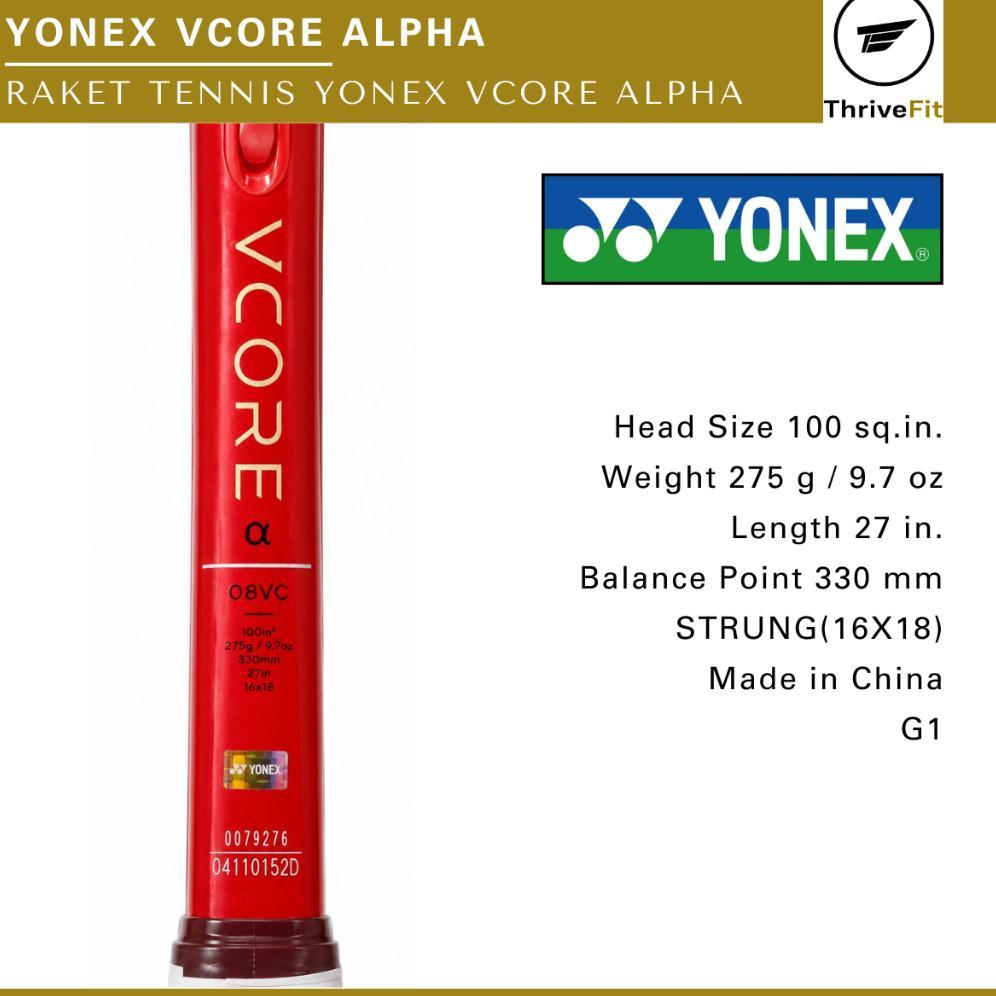 BESTPROMO YONEX VCORE TENNIS RACKET / RAKET TENIS YONEX VCORE