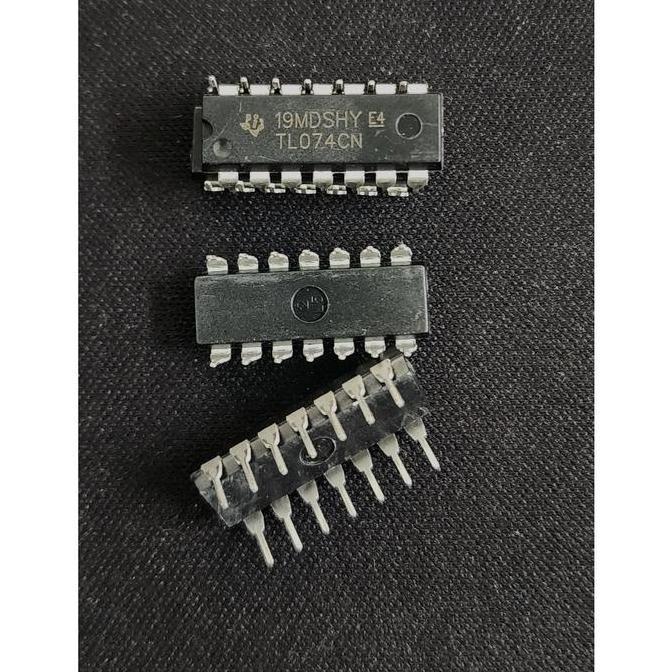 IC TL074CN TL074 CN LOW-NOISE JFET QUAD OPERATIONAL AMPLIFIER PERSAMAAN TL074N BYD79