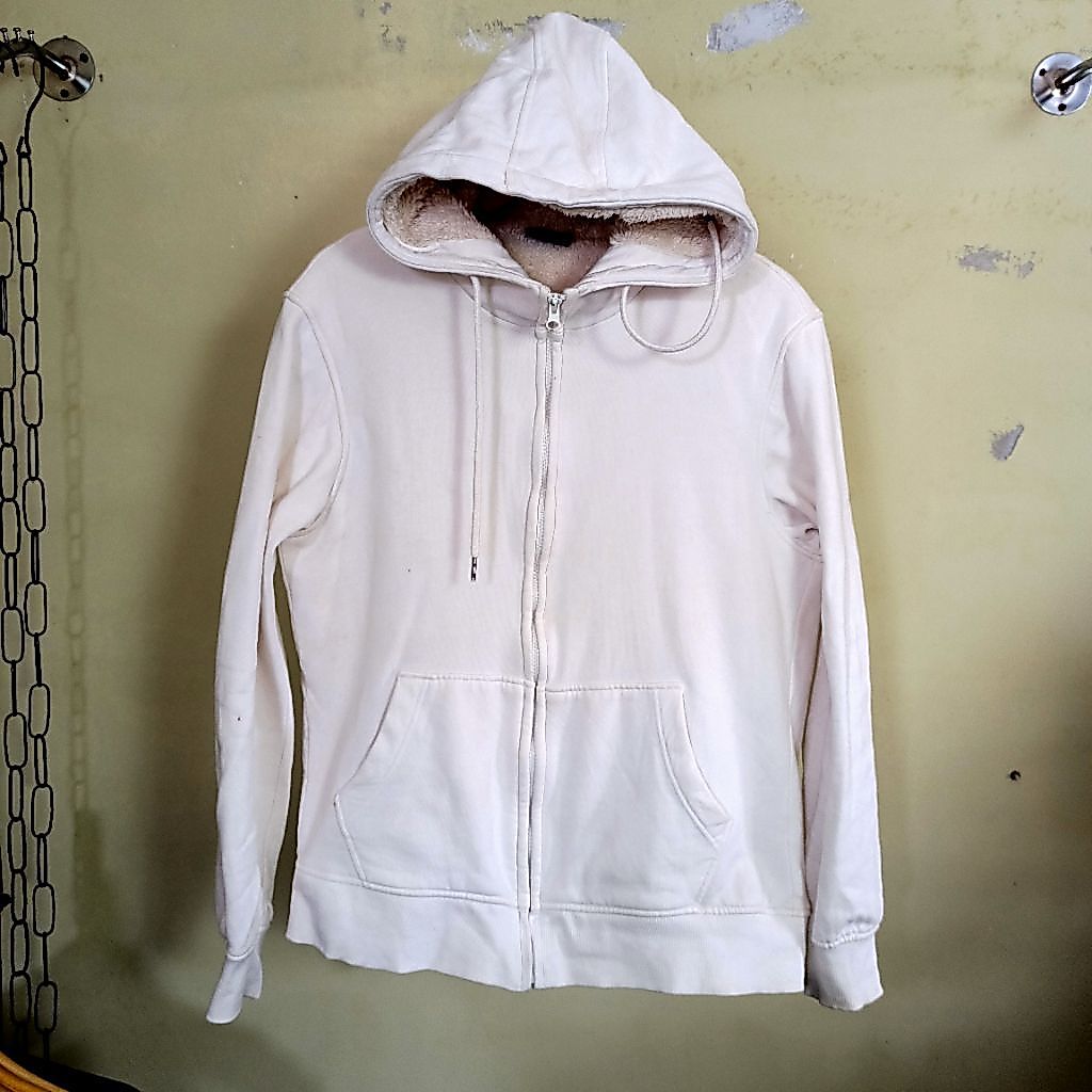 SPAO Hoodie SHERPA BW full zipper used good