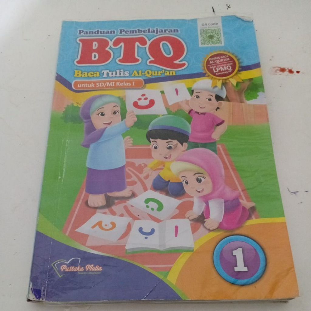 Panduan Pembelajaran BTQ(Baca Tulis Al-Qur'an) untuk SD/MI kelas 1,2,3,5,6 Pustaka Mulia