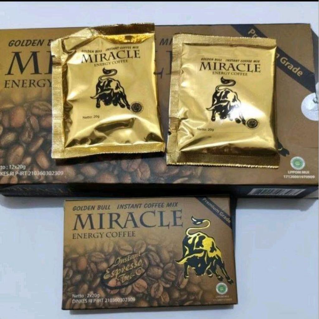 Kopi Miracle Original isi 12 Sachet