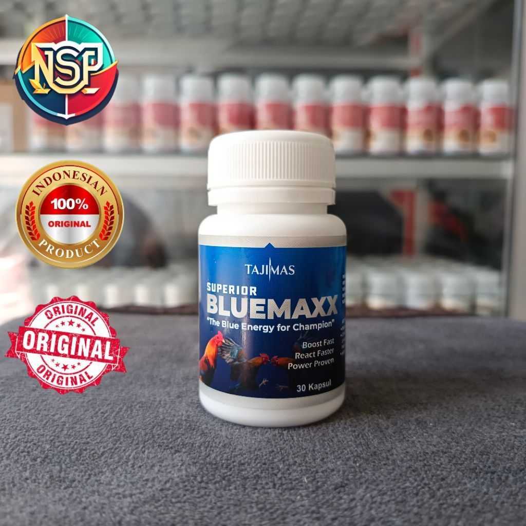 Tajimas Superior Bluemaxx || The Blue Energy For Champion || Vitamin Ayam || 30 Kapsul