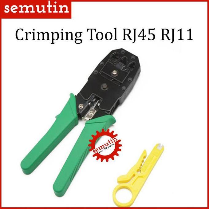 CRIMPING TOOL 3 HOLE RJ45 RJ11 / TANG KRIMPING KABEL LAN BYD99