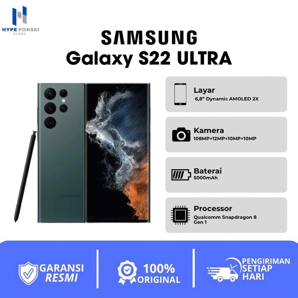 Samsung Galaxy S22 Ultra Second Resmi SEIN