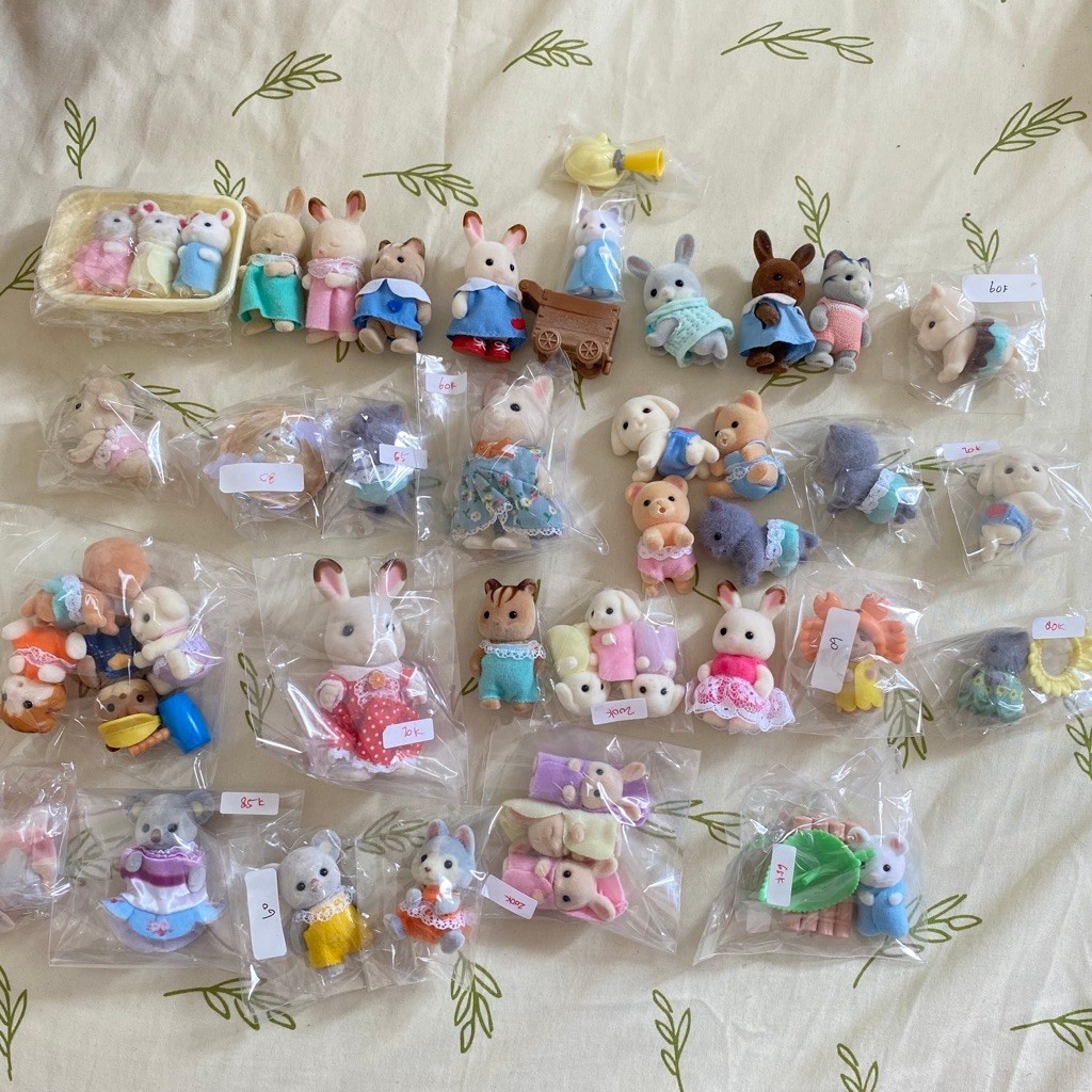 [04/09] Sylvanian Families Sulipan Jepang Japan Original Brown Rabbit Mily Cat Kindergarten Mouse Tr