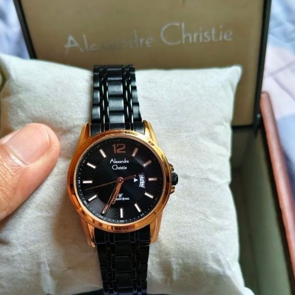 Jam Wanita Alexandre Christie AC8325LD Preloved