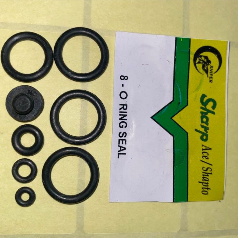 Seal set OD 25 | seal  sharp ace | Sil set bahan NBR 70 Sil set sharp ACE/SHAPTO OD 22, bahan NBR 70