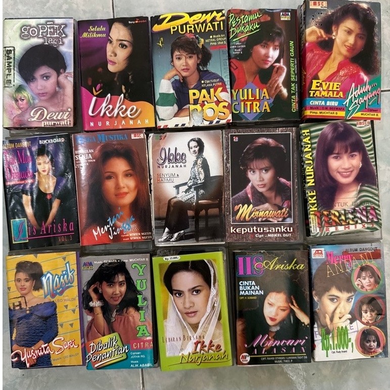kaset dangdut pilihan bks radio