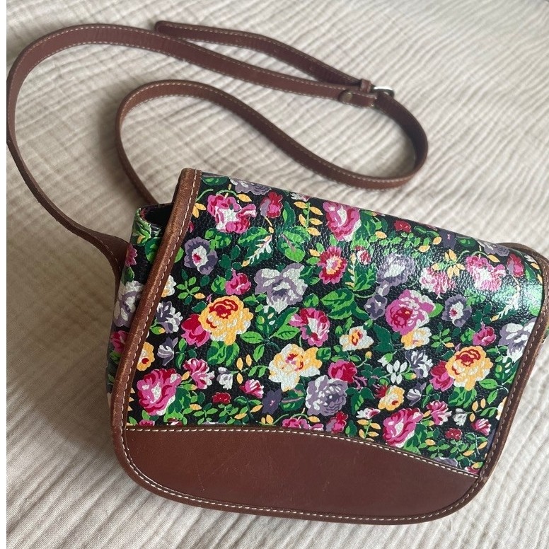 Kenzo vintage sling bag painted leather