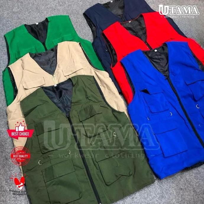 Rompi Ripstop - Rompi Tactical - Vest Tactical - Rompi Kerja - Rompi Outdoor