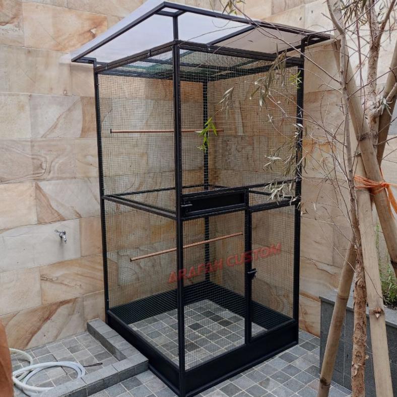 [AZF] Sangkar kandang burung ternak koloni semi aviary murai lovebird parkit finch beo kakatua Falk 