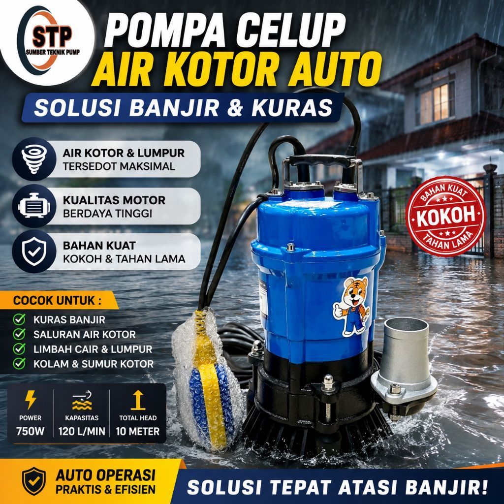 POMPA CELUP AIR KOTOR 2INCH MEREK SOMY