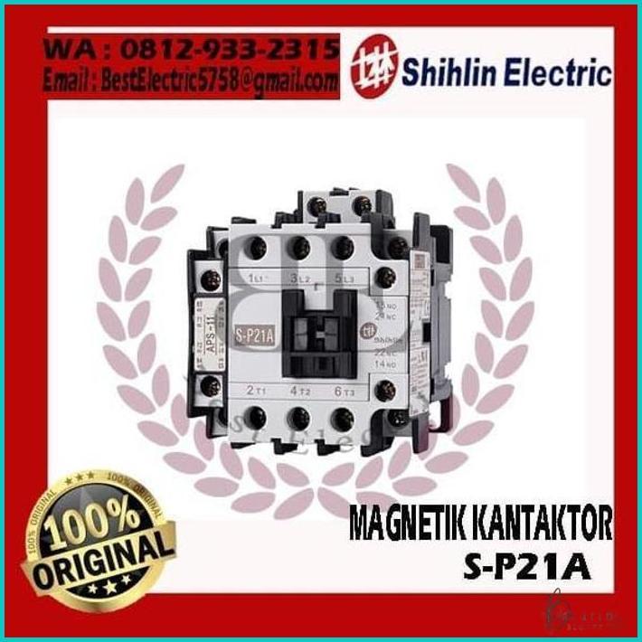 KONTAKTOR / CONTACTOR SP25 / S-P25 SHIHLIN ELECTRIC 3 PHASE 32A /SP 25 FREE ONGKIR
