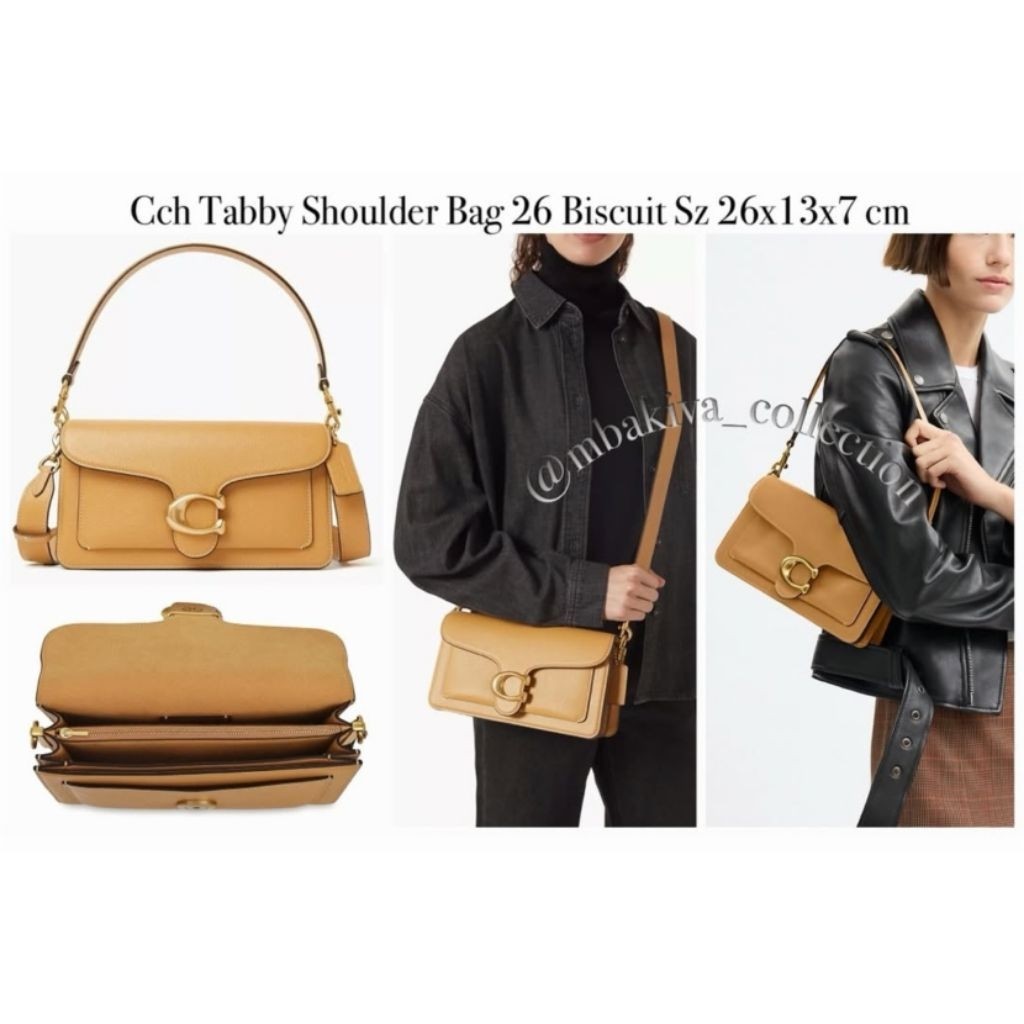 CO Tabby Shoulder Bag 26 Biscuit