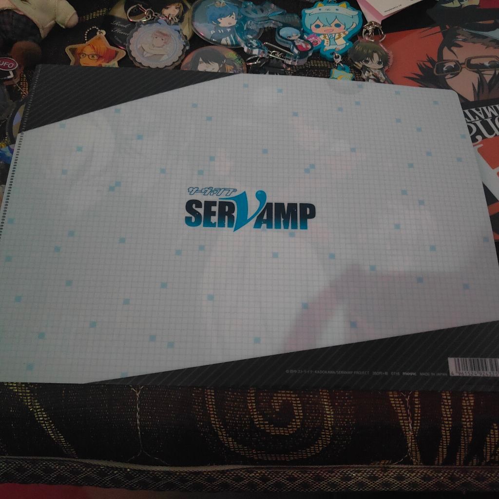clear file SERVAMP Servant Vampire anime kuro mahiru otaku koleksi map plastik