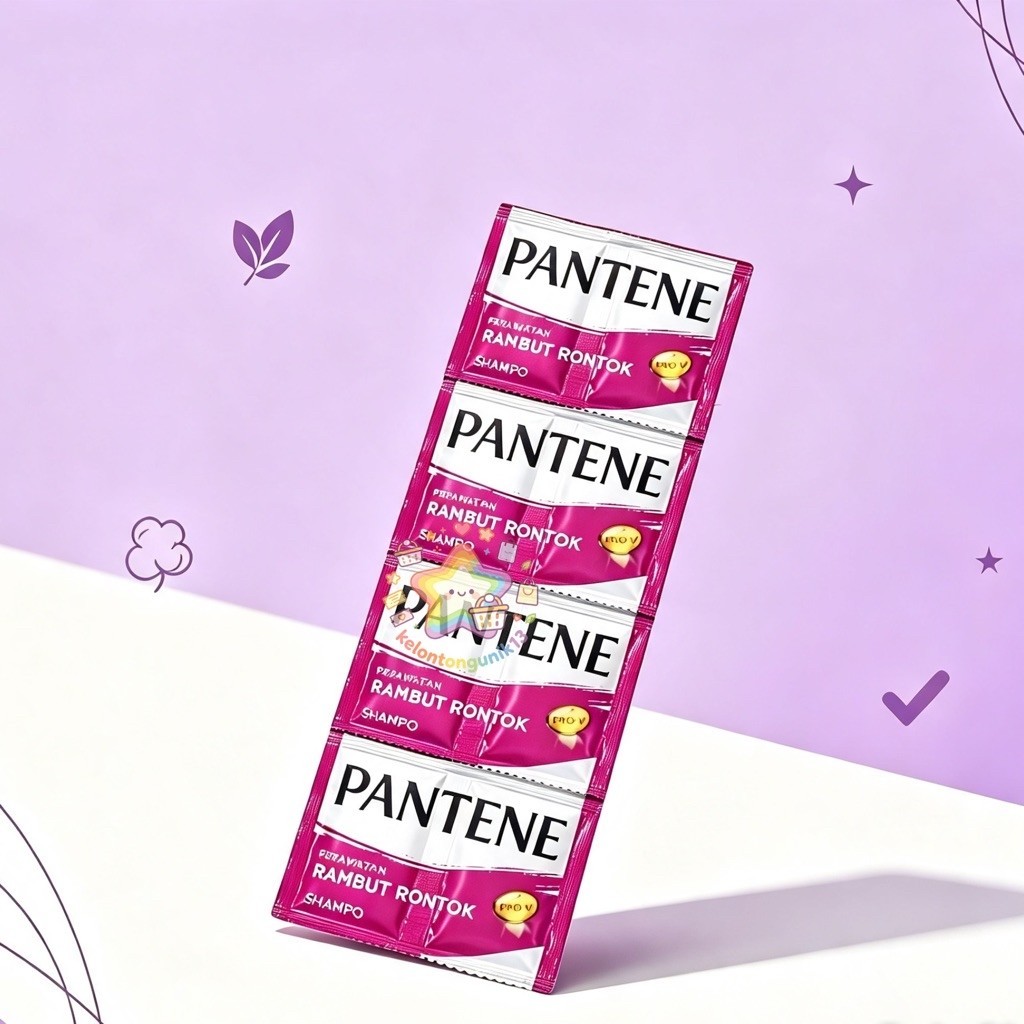 SHAMPOO PANTENE PINK SACHET / SHAMPOO RENCENG PANTENE / SHAMPOO RAMBUT RUSAK