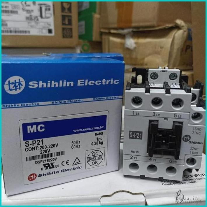 KONTAKTOR / CONTACTOR SHIHLIN S-P21 220V BARU