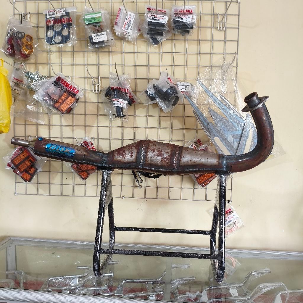 KNALPOT KOLONG KARAT RX KING LAMBUNG 38