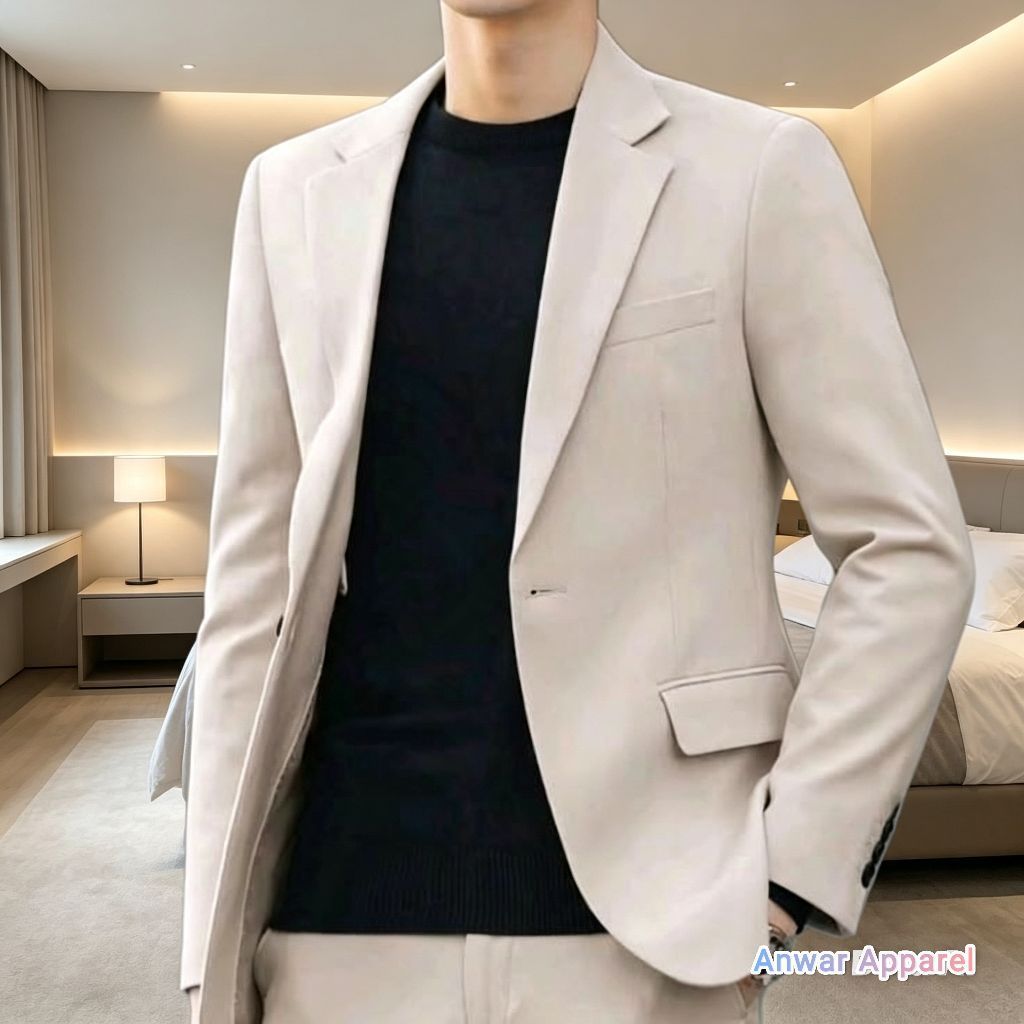 Promo Terbaru Jas Blazer Formal Pria Slim Fit Hitam Casual Santai