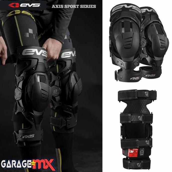 KNEE BRACE EVS AXIS SPORT.KNEE GUARD EVS.PELINDUNG LUTUT.DEKER. TRAIL