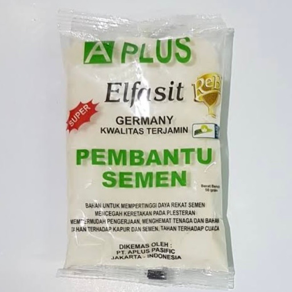 A PLUS Elfasit / Allasit Pembantu Semen Super 50 gram Germany Kwalitas Terjamin