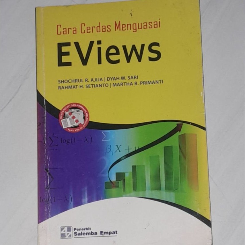 BUKU CARA CERDAS MENGUASAI EVIEWS ORIGINAL