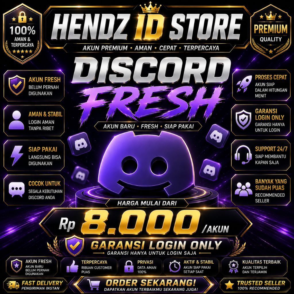 AKUN DISCORD MURAH FRESH BERGARANSI