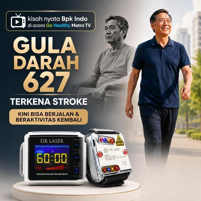 FARMUKE Dr Laser Perfect 10 Plus Original | Alat Terapi Laser 10 Titik 3 Warna Bantu Melancarkan Ali