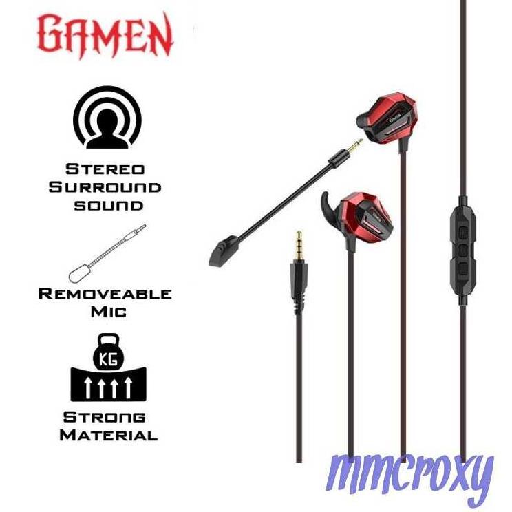 Headset Gaming Gamen GE100 Dual Microphone Virtual Sound