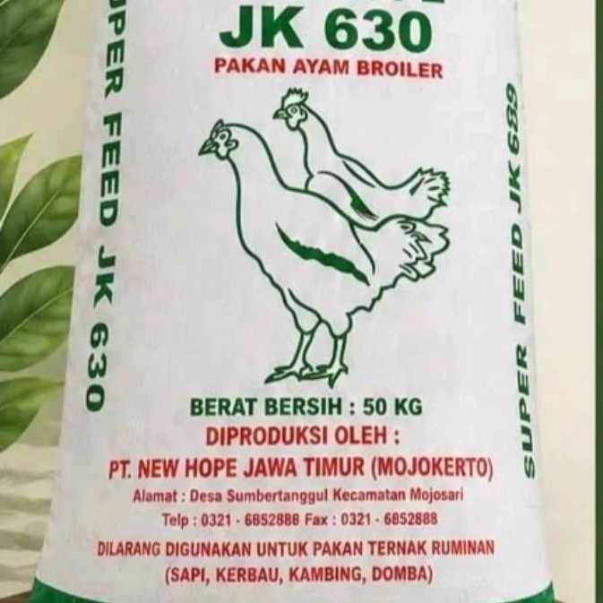 NEW HOPE Pakan Ayam JK 630 Dukung Pertumbuhan Cepat 10Kg Komplit Broiler