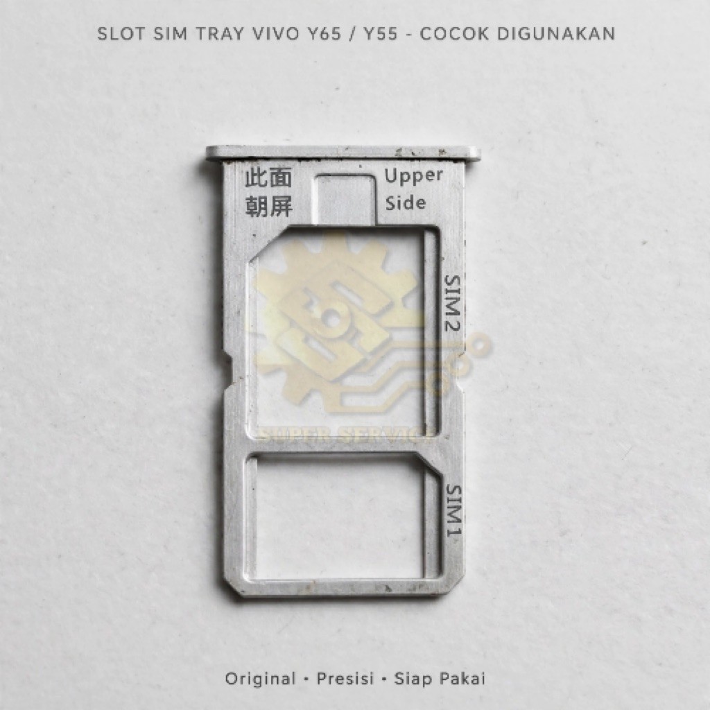 Slot SIM Tray Vivo Y65 Y55 SIM1 SIM2 Upper Side Replacement