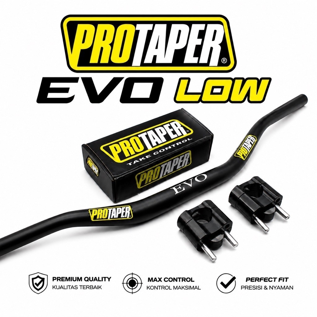 Handlebar Fatbar Protaper EVO High + Stang Kotak – Universal Trail Supermoto