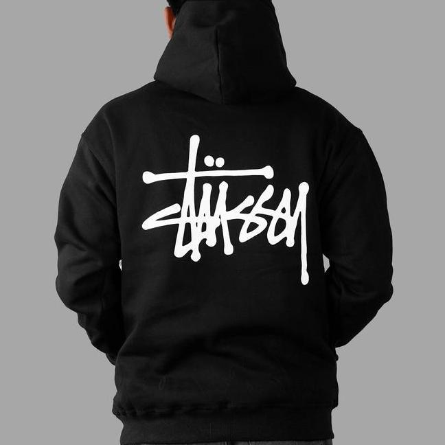 Stussy Basic Bla Hoodie