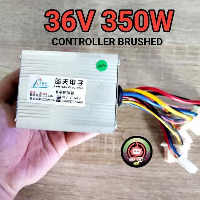 CONTROLLER 36V 350W BRUSHED KONTROLER SKUTER ELEKTRIK 36VOLT 350WATT