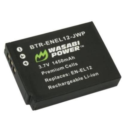 Wasabi Power Battery for Nikon EN-EL12 ENEL12 Baterai AW100 AW110 AW120 AW130 Coolpix A900 A1000 B60