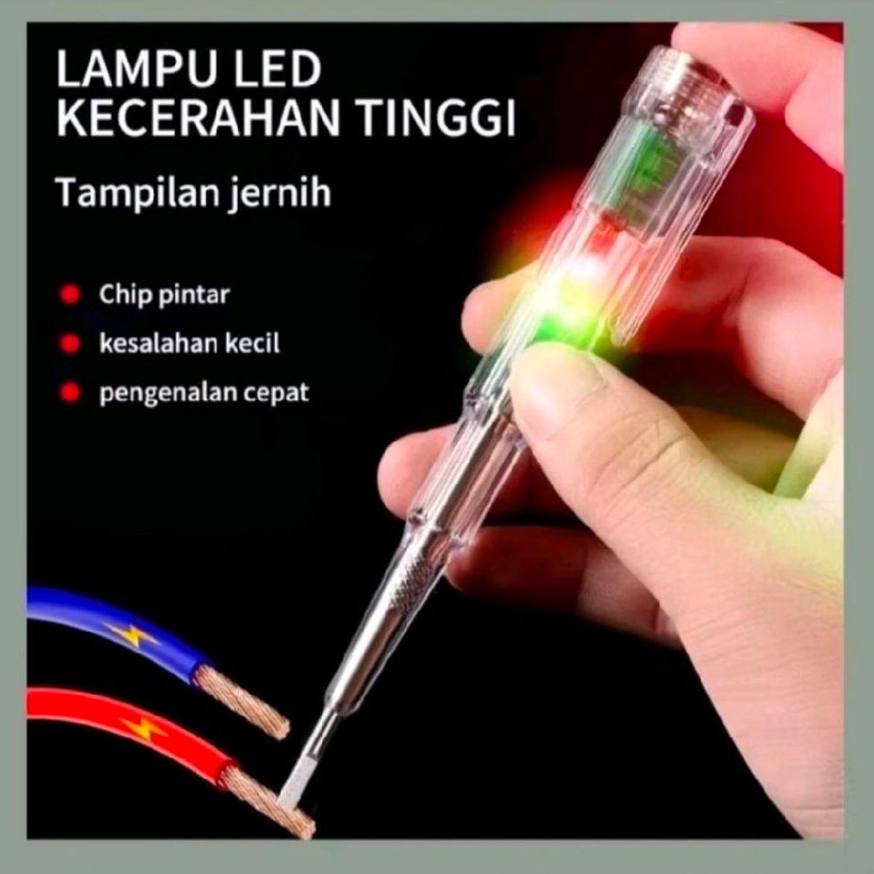 Obeng Tespen Kecil Tes Aliran Listrik