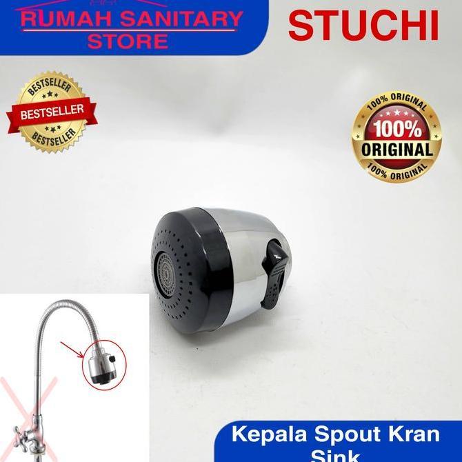 Kepala Spout Stuchi Flexibel Kran Sink Cuci Piring Bahan Plastik Tebal