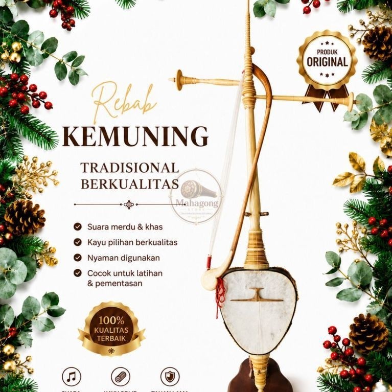 Rebab Kayu Kemuning Gamelan Jawa Paket Lengkap Siap Pakai