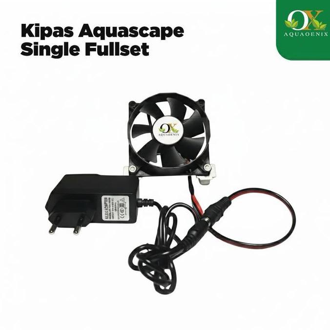 Kipas aquarium aquascape single fullset lengkap