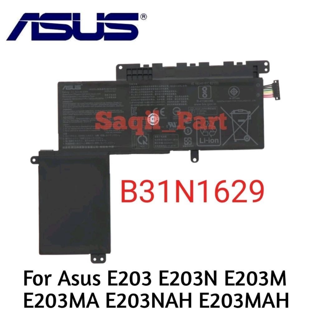 Baterai Batre Asus E203 E203N E203M E203MA E203NAH E203MAH B31N1629